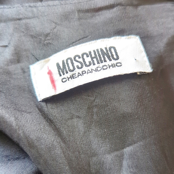 Moschino Cheap and Chic Elegant Black Long Sleeve Dress - Picture 5 of 7